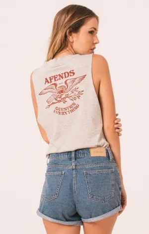 Afends Womens Mason - Graphic Bandcut Tee