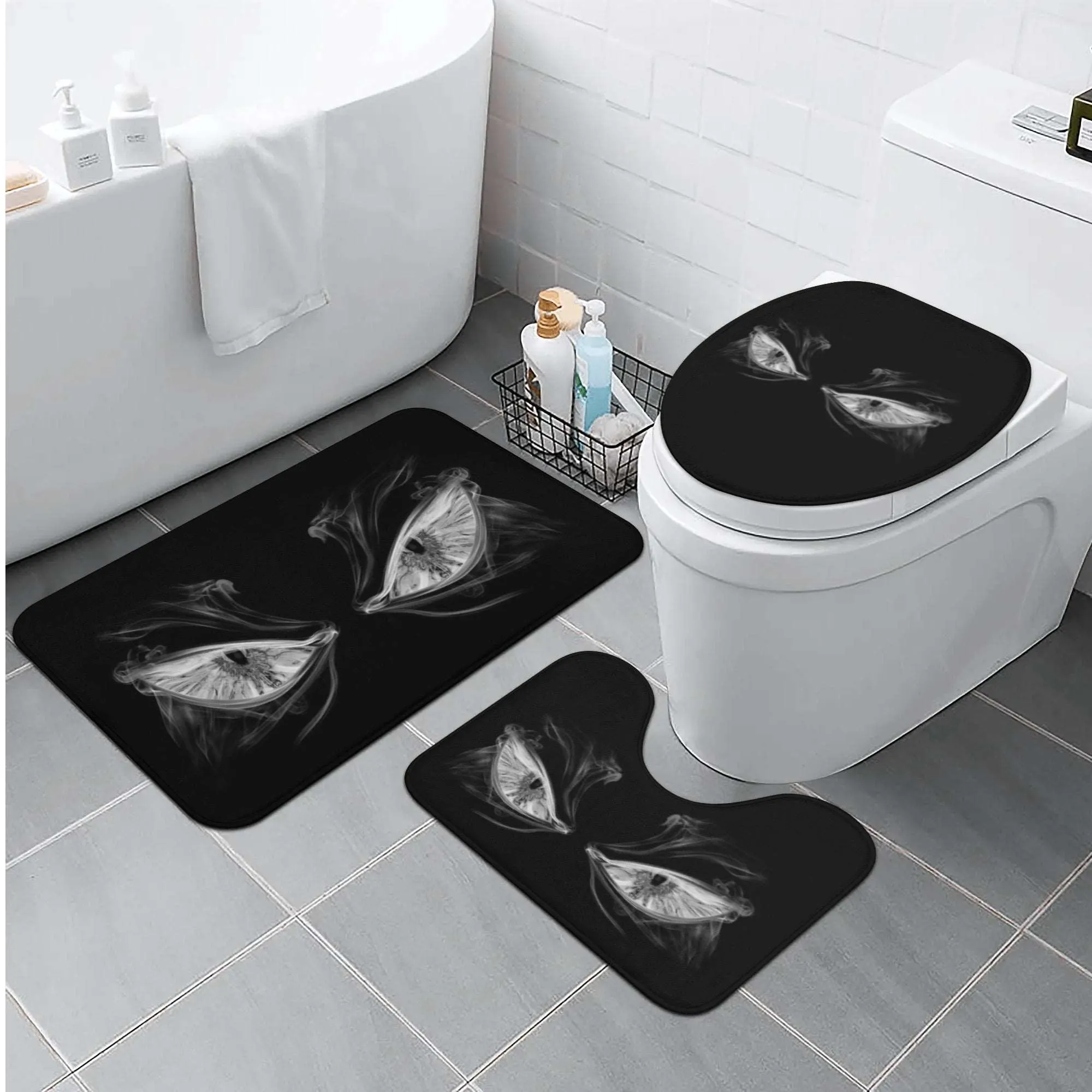 Angry Eyes Bathroom Set