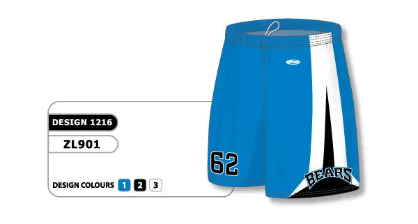 Athletic Knit Custom Sublimated Lacrosse Short Design 1216