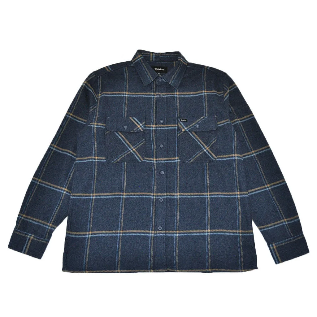 Brixton - Archie Men's L/S Flannel Shirt, Navy