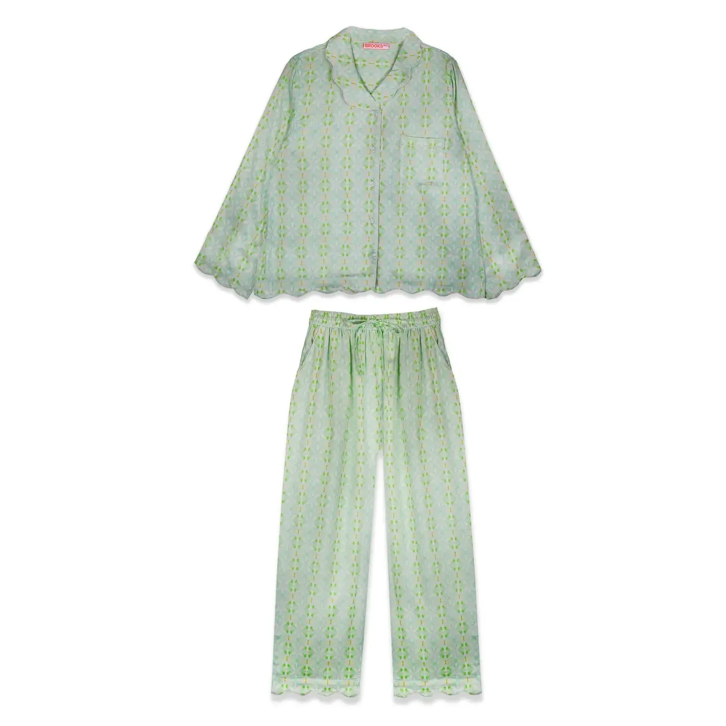 Brooks Avenue Elephant Falls Pajama Set, Long