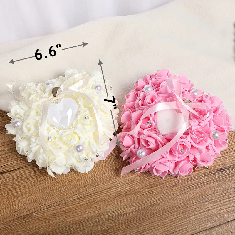 Bulk Wedding Ring Box for Cake Decoration Flower Propose Ring Box Birthday Gifts Box Wholesale