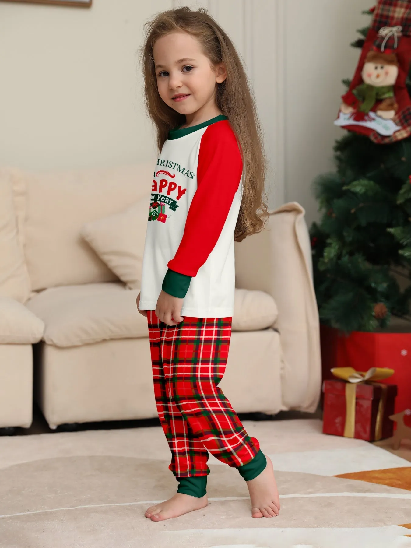 Christmas Tree Printed Family Matching Christmas Pajamas Sets