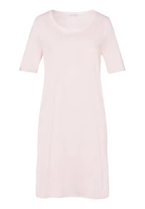 Cotton Deluxe Round Neck Cotton Nightgown | Crystal Pink 77953-1334