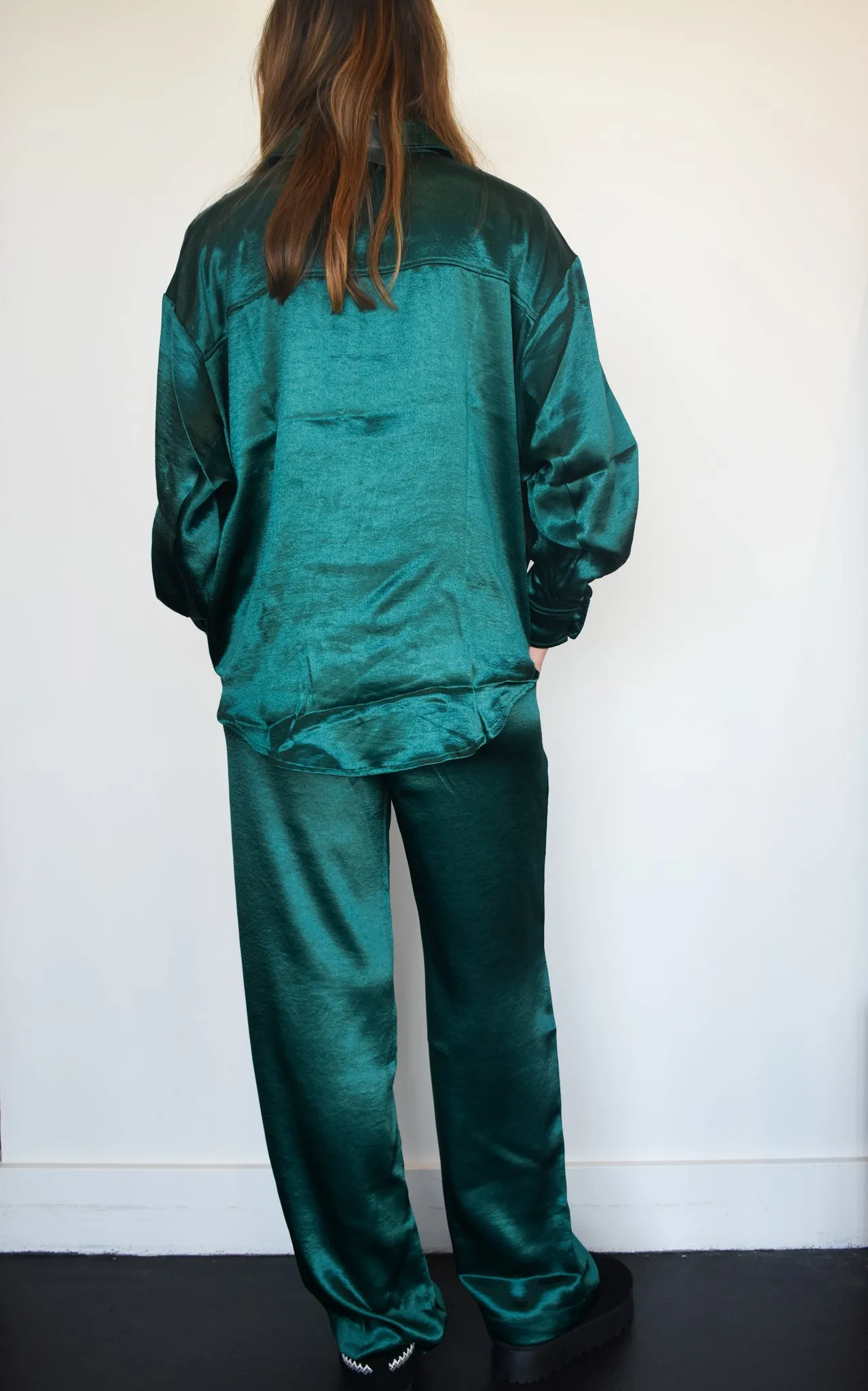 Cozy & Silk Pajama set - Emerald