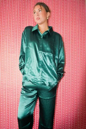 Cozy & Silk Pajama set - Emerald