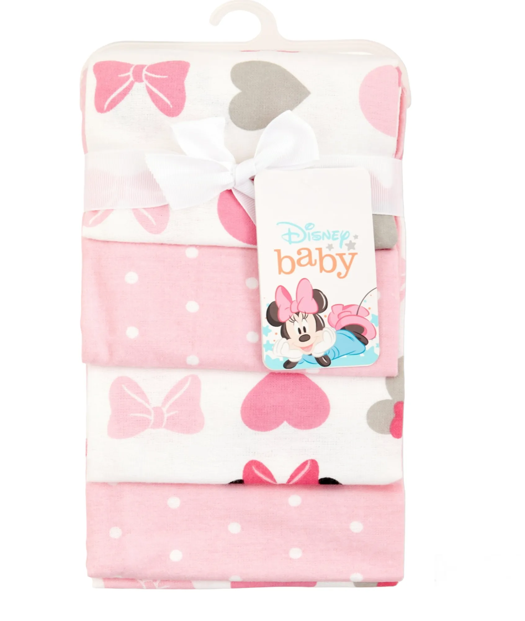 Disney Minnie Mouse 4 Pack Flannel.