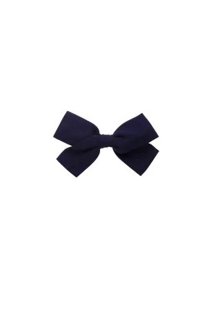 Elegant Mini Clip - Linen Navy