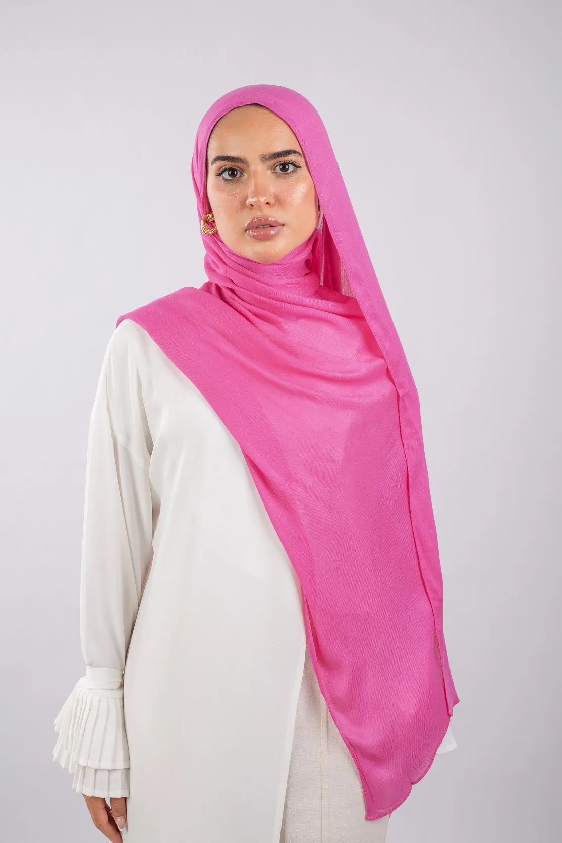 Everyday Modal Hijab-Barbie Pink