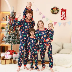 Family Parent-Child Christmas Santa Gifts Pajamas Set