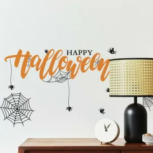 Happy Halloween Quote Peel And Stick Wall Decal