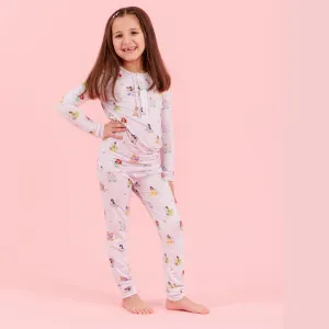 Magnetic Me Disney | Princess Modal Magnetic No Drama Pajama Kids Long Sleeve Set