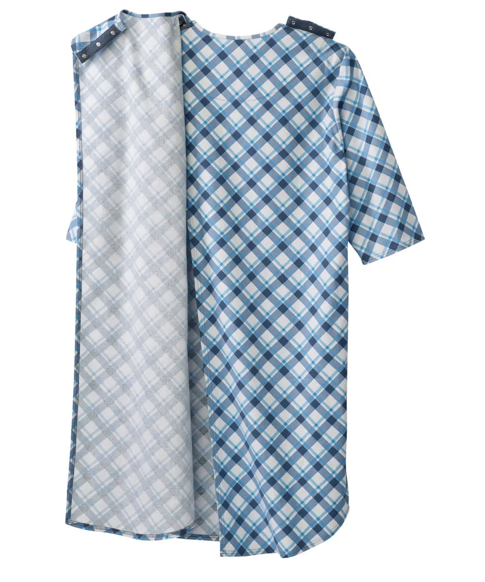Men's Flannel Hospital & Home Care Gown