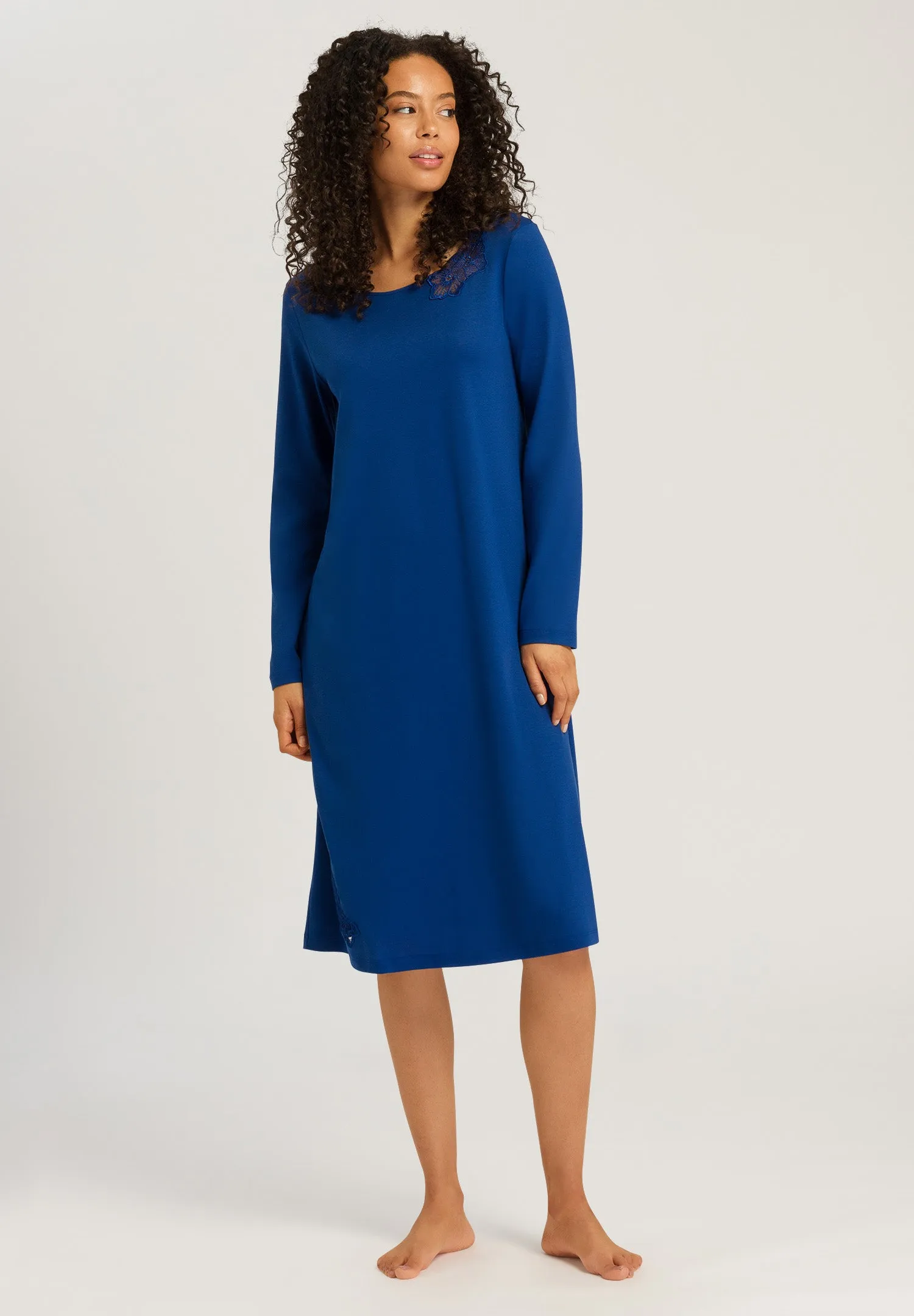 Naila Supima Cotton Nightgown | Deep Indigo 74996-1653