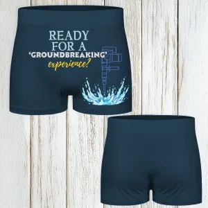 Personalised Men's Funny Quote Drill Boxer Shorts (D7266859)