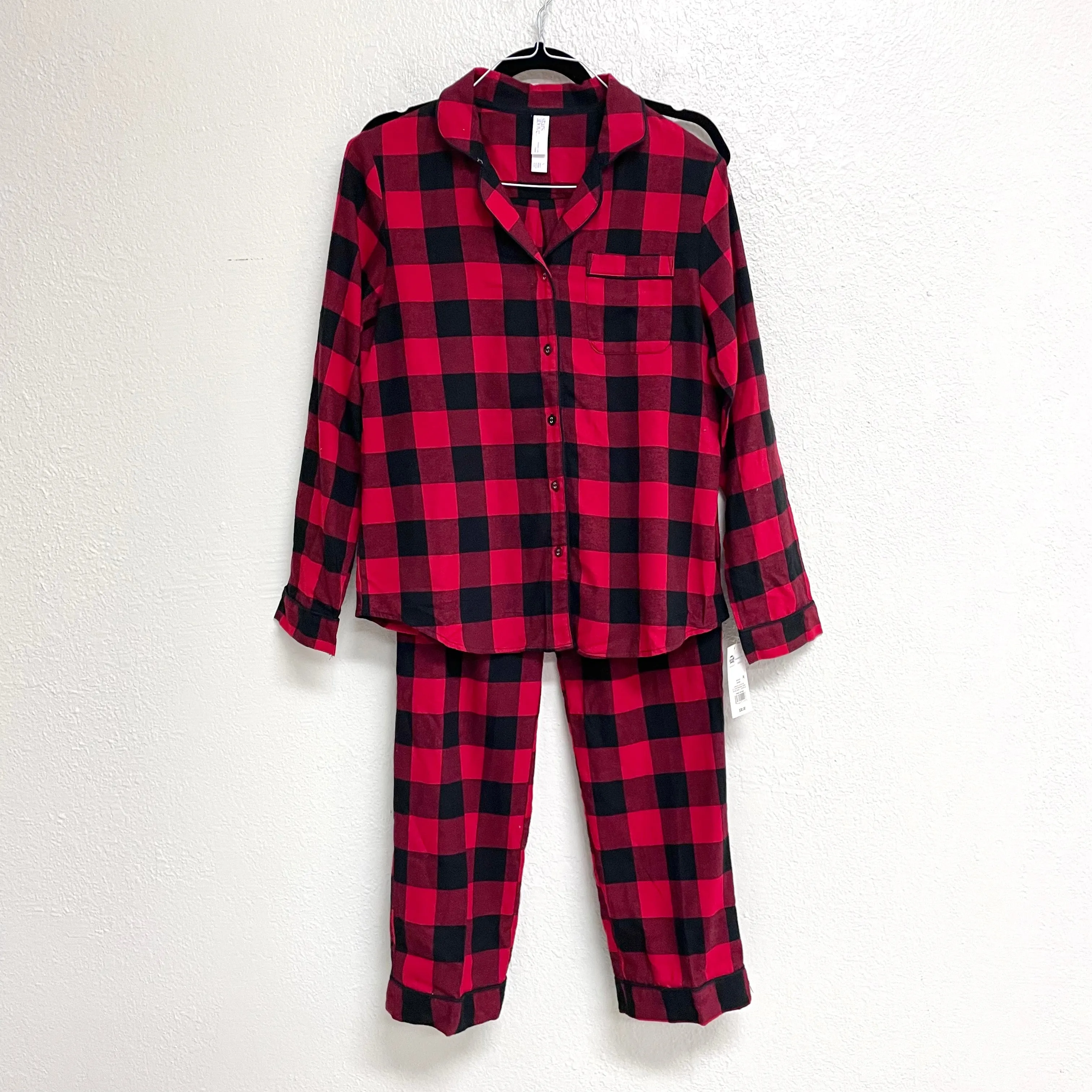 Plaid 2PC Flannel PJ Set