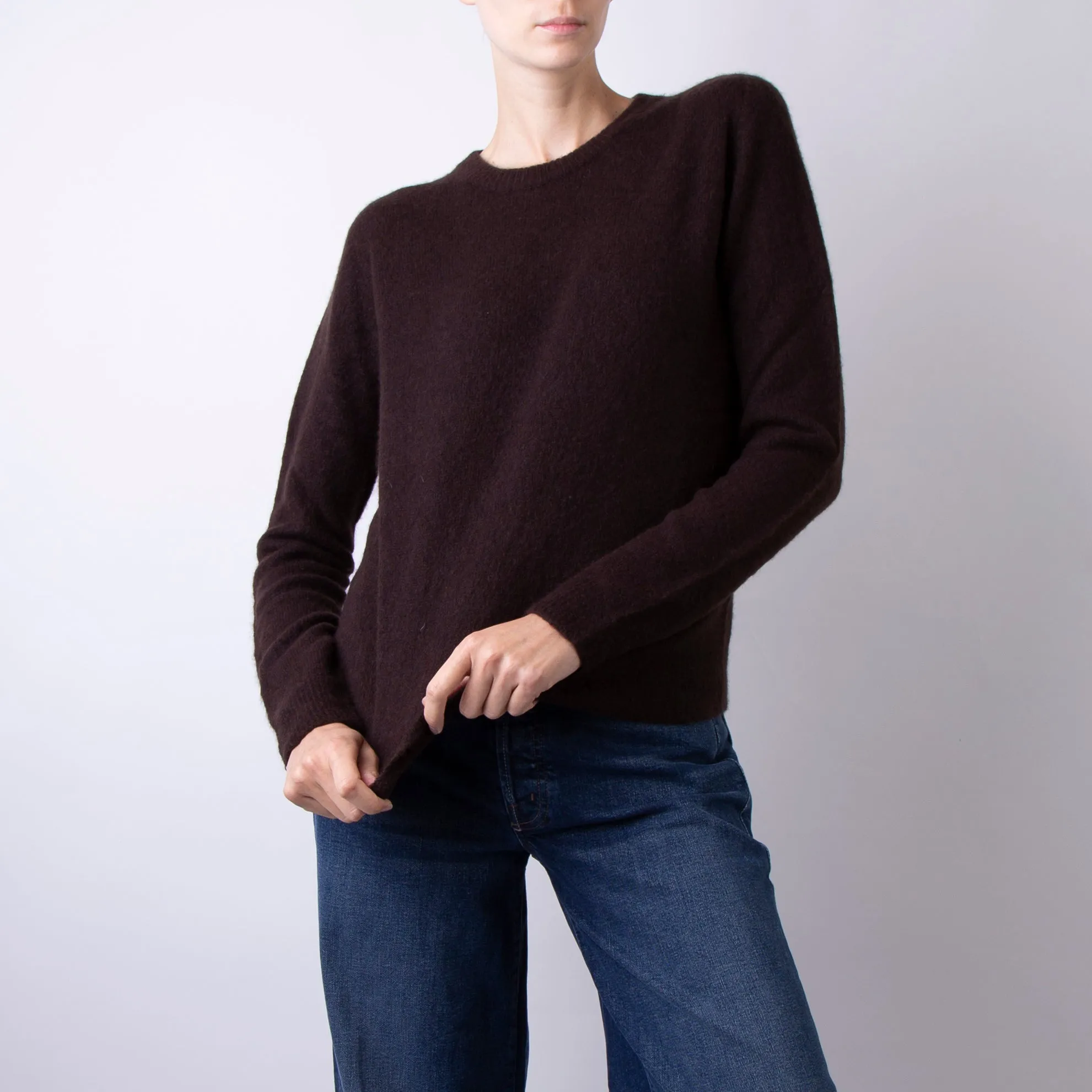 ROBERTO COLLINA SWEATER A01001 08 BROWN