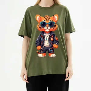 S-2XL Made in Korea 100% Hip Tiger 30 S/W Essential Short Sleeve Tee (for men and women)