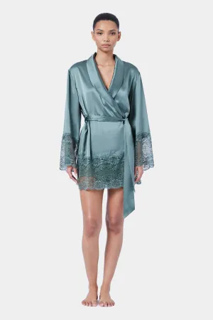 Silk Lace Robe