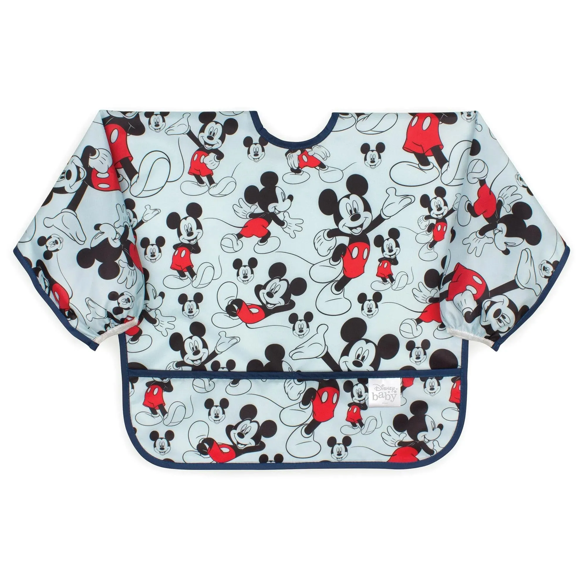 Sleeved Bib: Mickey Mouse