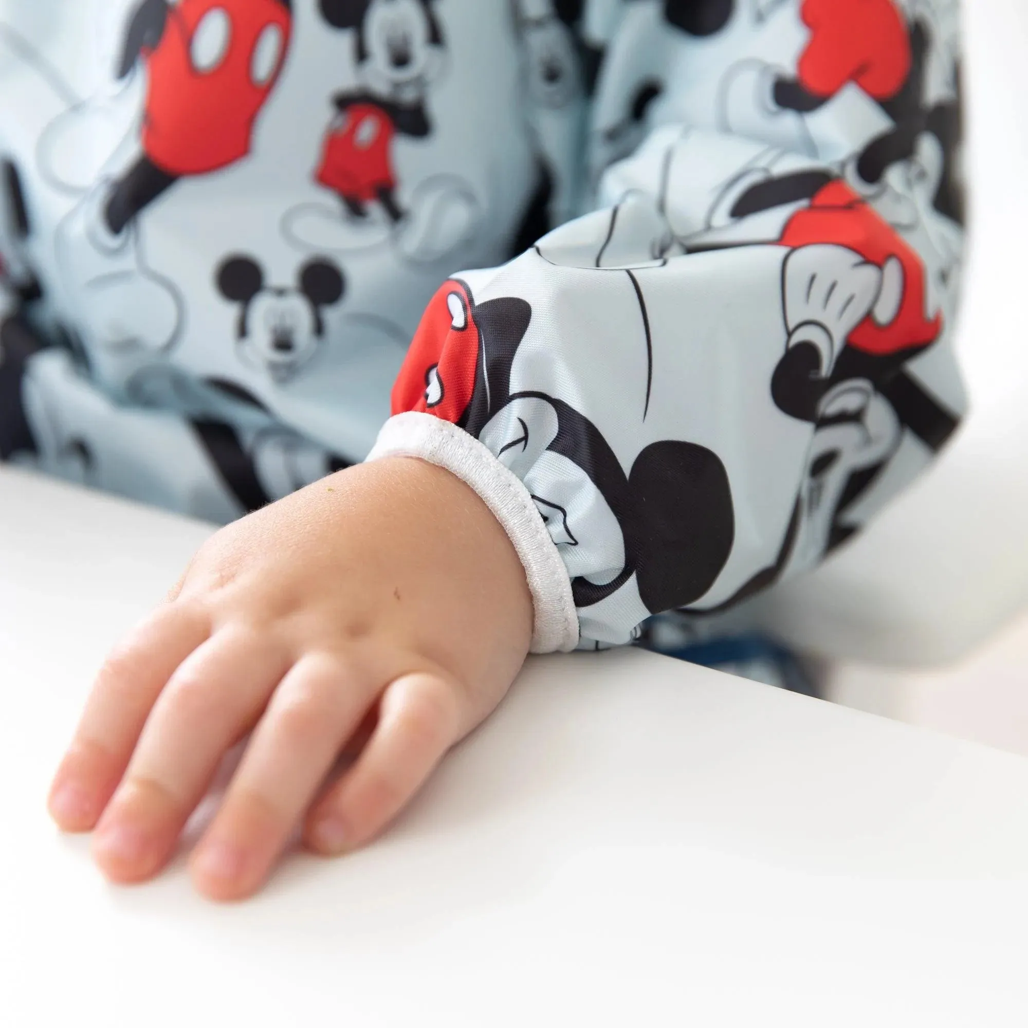 Sleeved Bib: Mickey Mouse