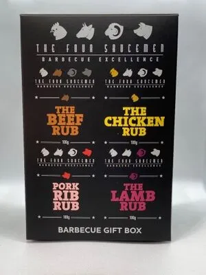 TFS Barbecue Gift Box (4 x 100g BBQ Rub)