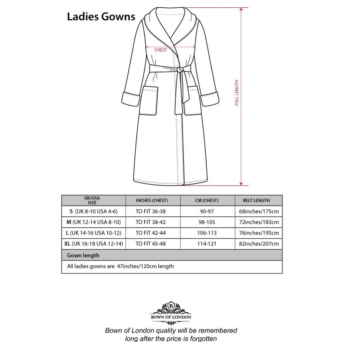 Women's Hooded Extra Long Bathrobe - Miami