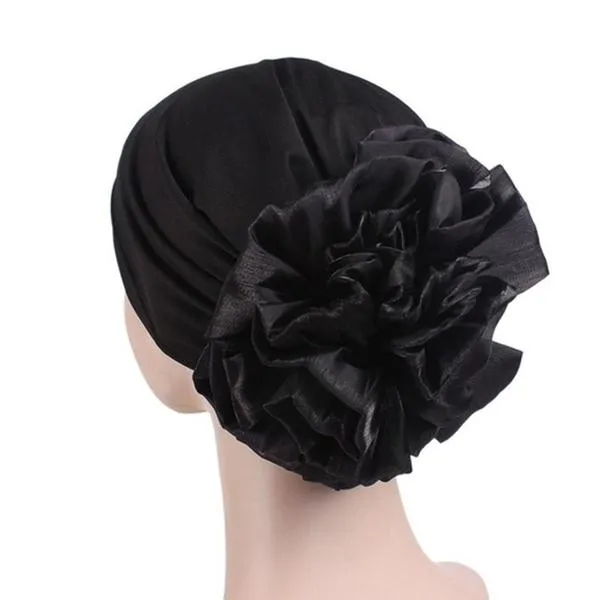 Women's Milk Silk Flower Turban